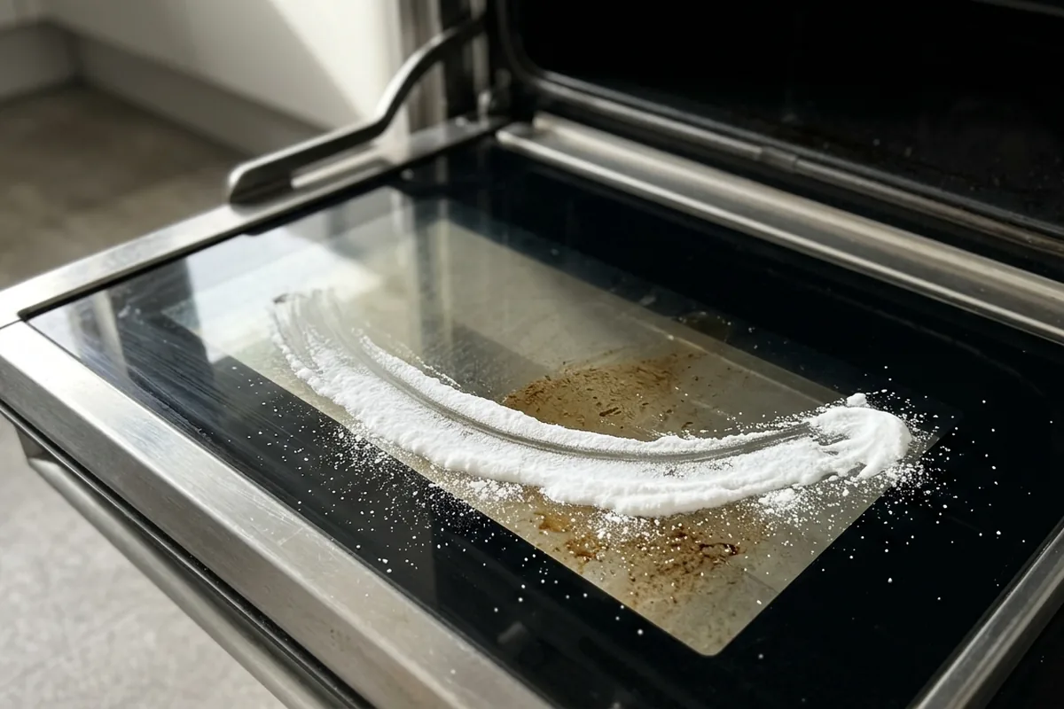 How to clean an oven with bicarbonate of soda without making a mess