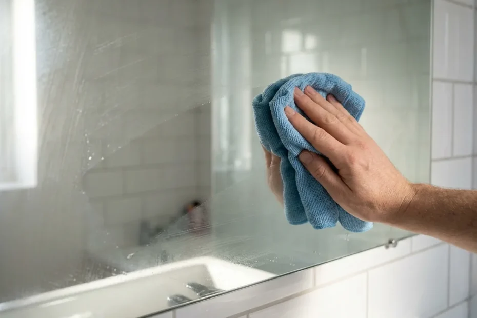 How to clean mirrors without streaks using simple household products