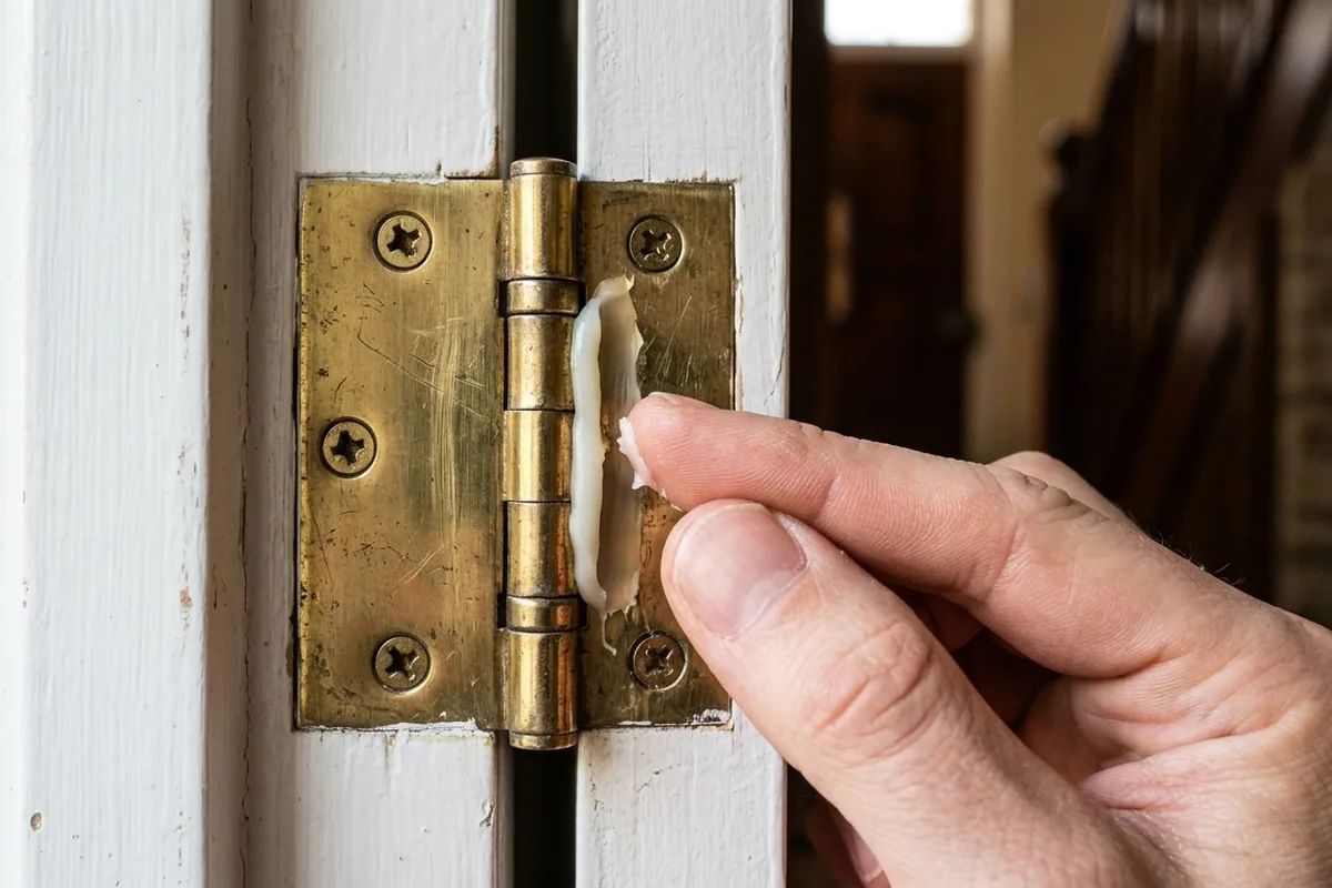How to stop a door from squeaking without making it greasy
