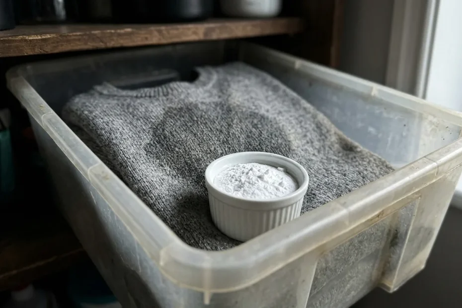 How to stop musty smells in storage boxes and cupboards