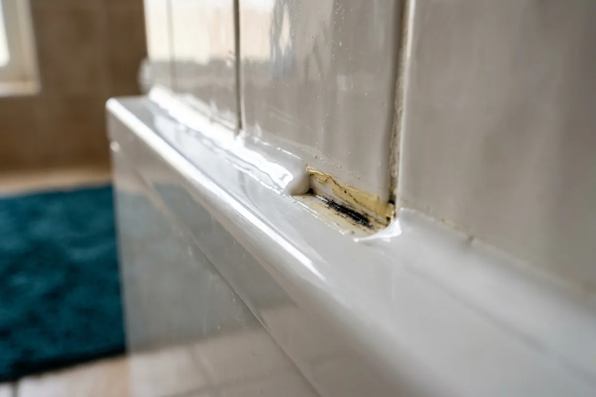 The bathroom silicone mistake that traps mould underneath
