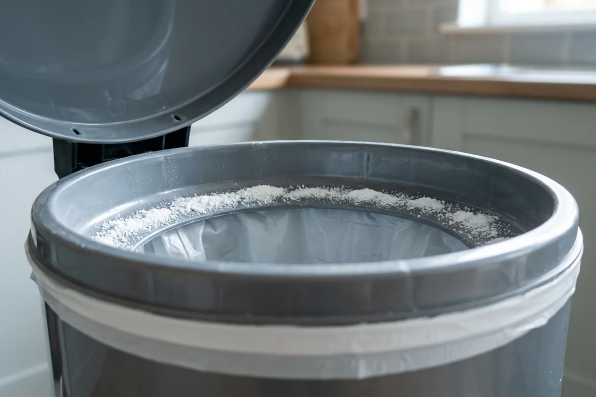 The bicarbonate of soda trick for bin odours and when to replace it