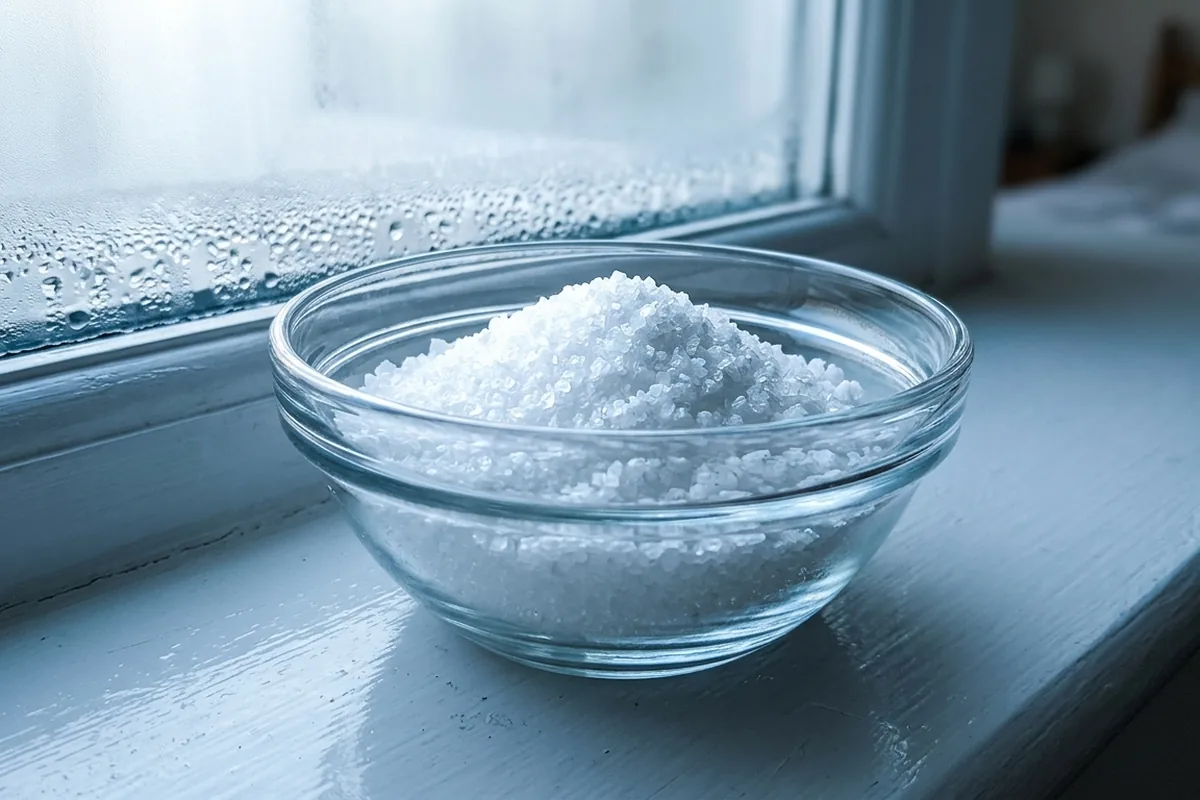 The bowl of salt trick for window condensation and when it actually helps