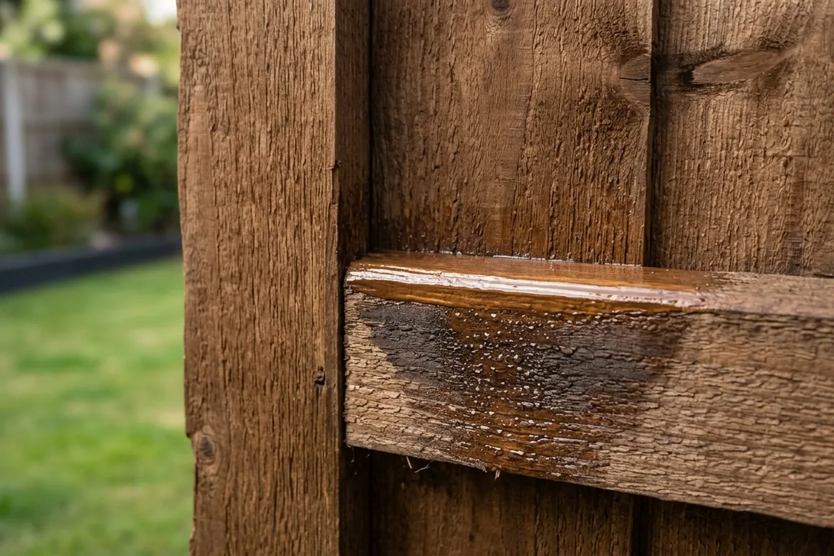 The fence painting mistake that traps moisture in the wood