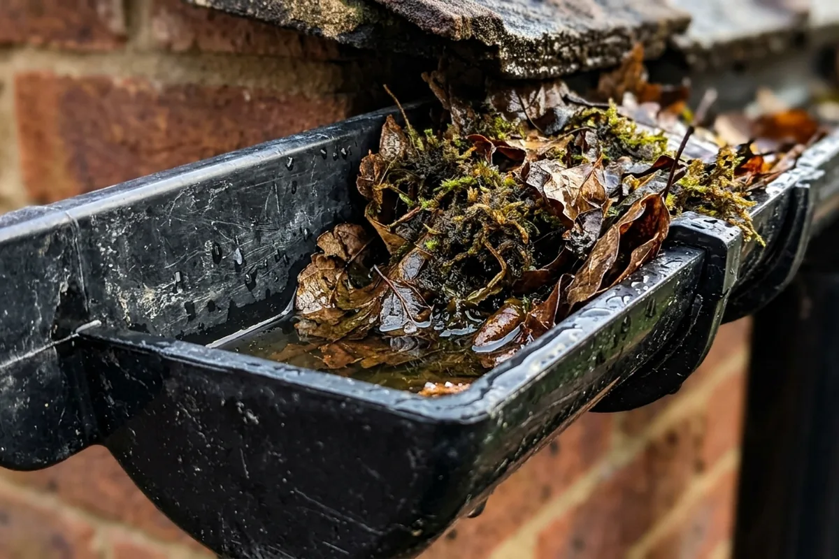 The gutter blockage sign that can lead to damp inside the home