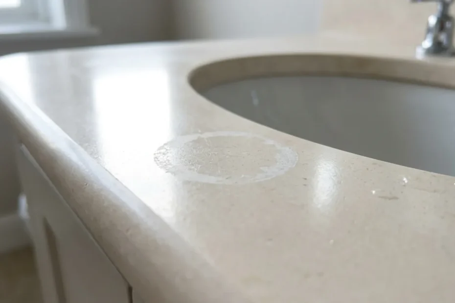The vinegar mistake that can harm natural stone and bathroom finishes