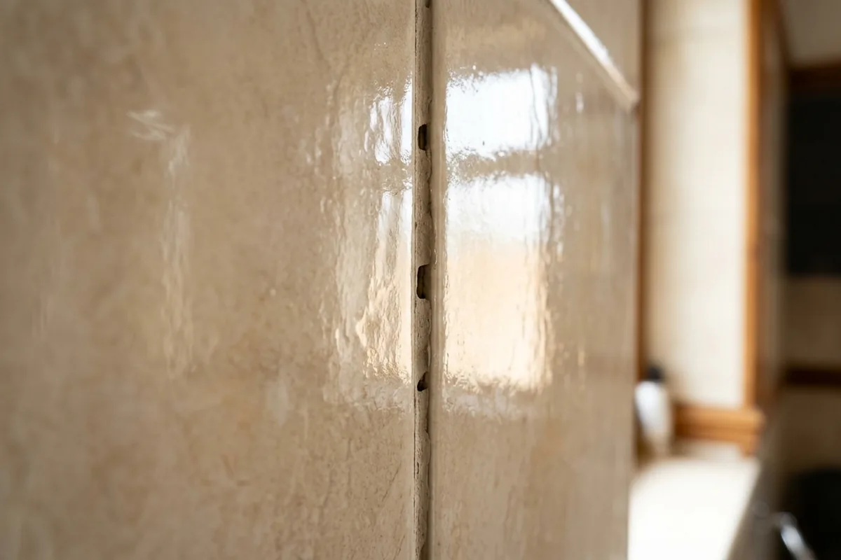 The wall tiling mistake that makes grout lines look messy