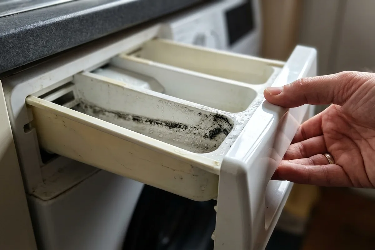 The washing machine drawer check that helps stop black mould building up