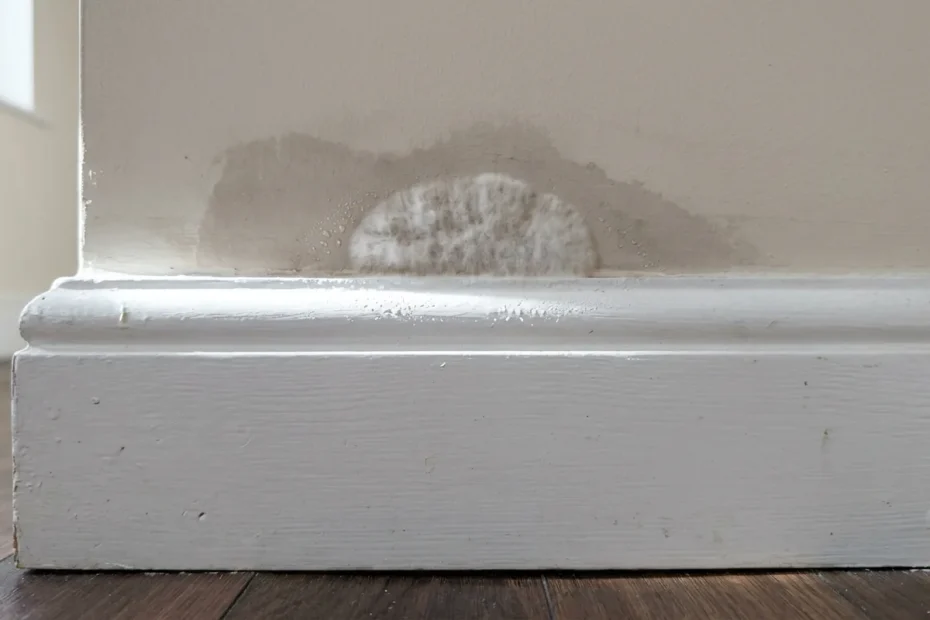What soft white fungus in damp areas can mean around the home