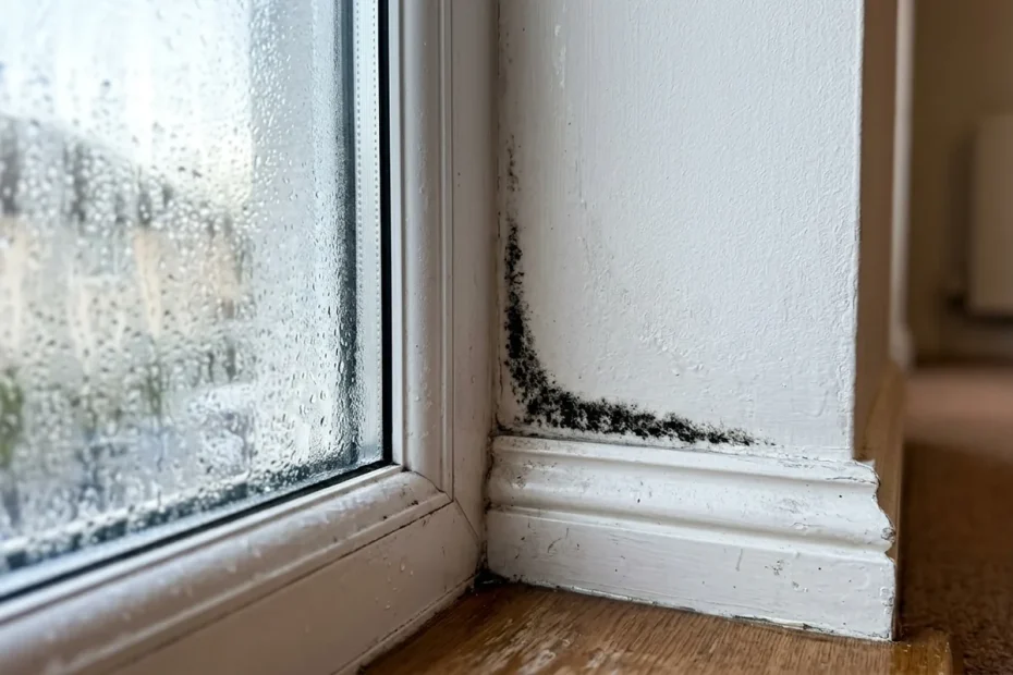 Why black mould grows faster in cold corners of the room