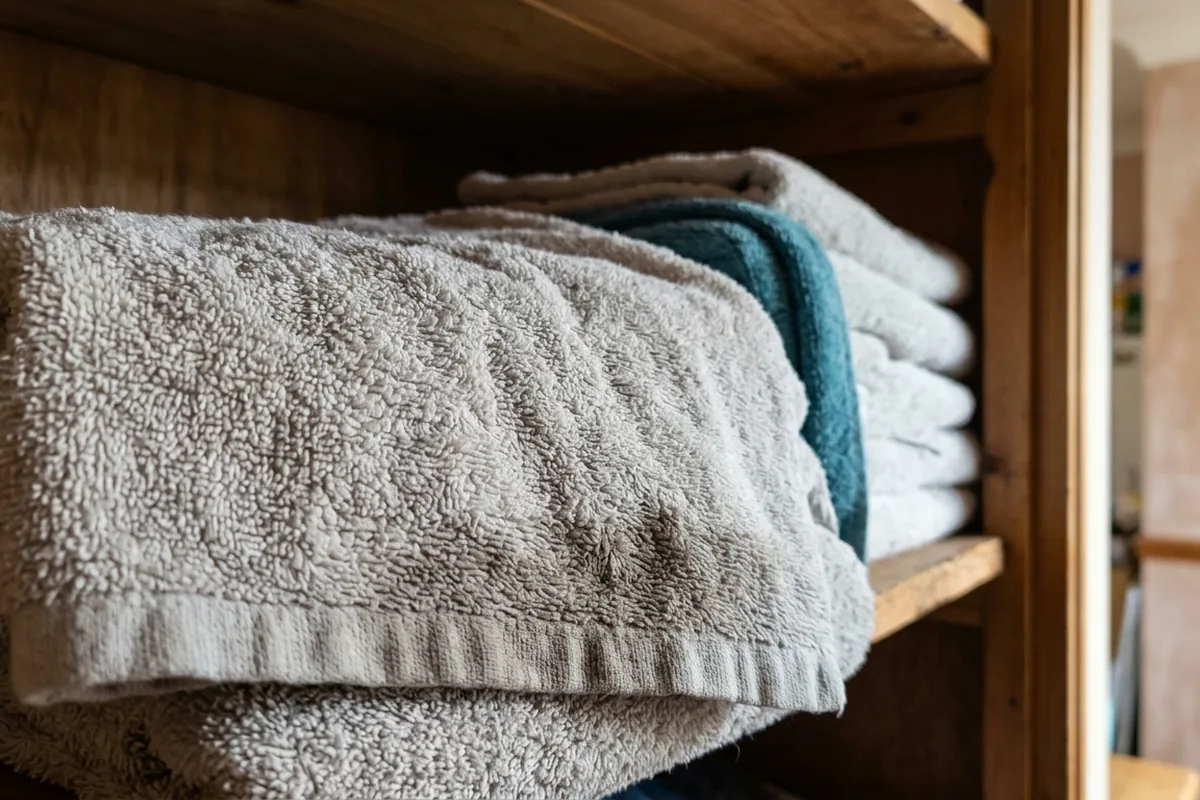 Why clean towels still smell damp after washing and the storage mistake to avoid