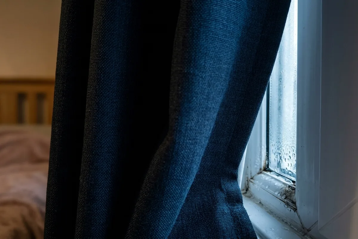 Why closed curtains can make window condensation worse