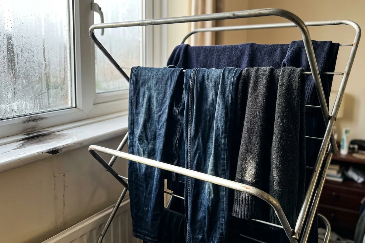 Why drying clothes indoors can make damp worse in closed rooms