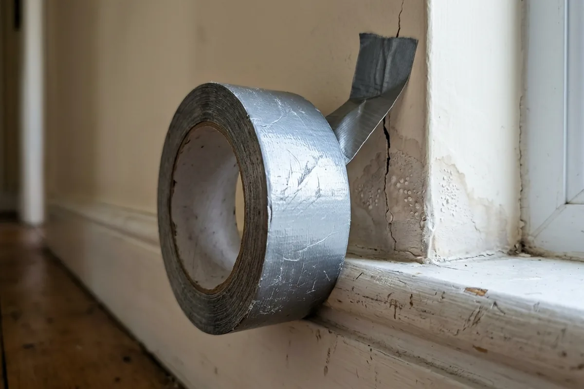 Why duct tape is not a proper fix for some household problems