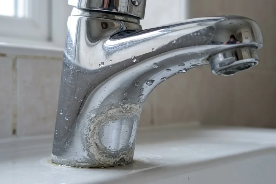 Why limescale keeps coming back quickly after cleaning taps