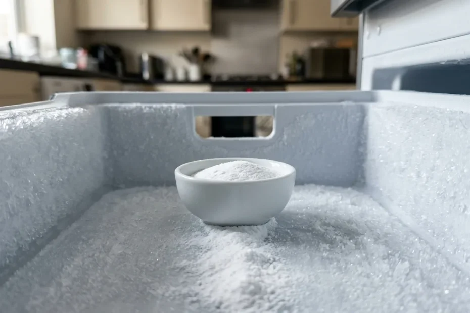 Why people put bicarbonate of soda in the freezer and what it actually does