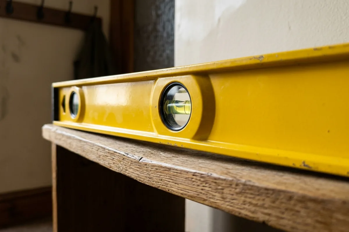 Why your spirit level can give bad results if you use it on the wrong surface